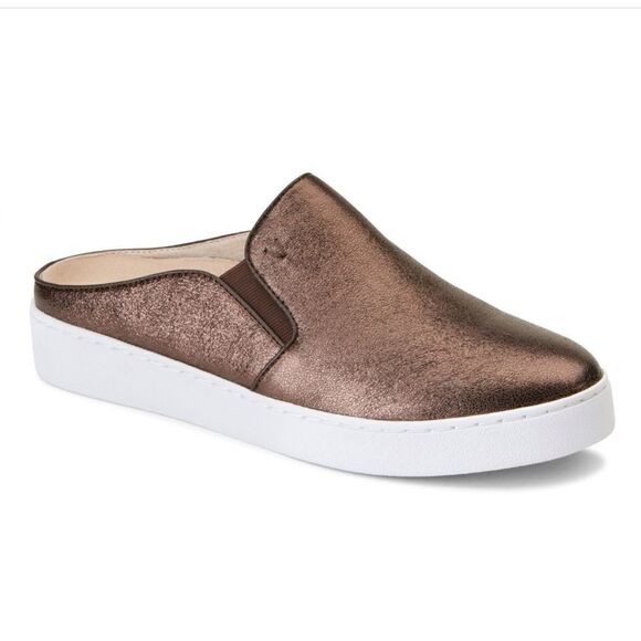 7 W 7 Wide Vionic Women’s Dakota Leather Mules Slip On Sneaker - Picture 1 of 10